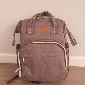 Grey Satchel Baby Bag